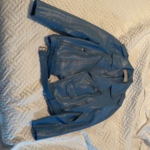 Zara Outerwear - Faux Leather moto Jacket